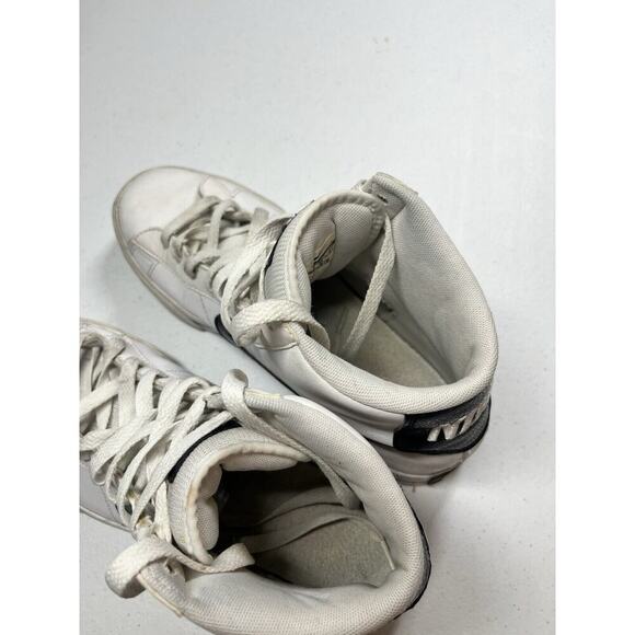 Nike Classic Sweet High Top White Black Women Sneaker Shoe Size 10 - Picture 7 of 9